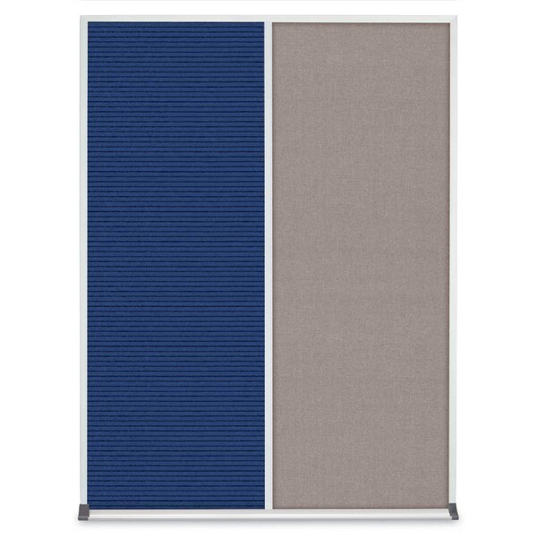 Double Door Radius Corkboard, 48"X36", B